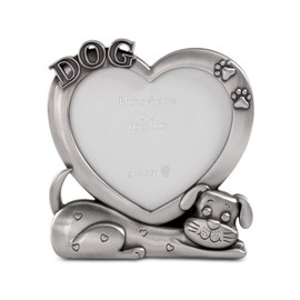 LASODY Metal Dog Photo Picture Tabletop Frame for Dog-Dog Photo Gift