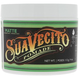 Suavecito Pomade Mate Cera Para Cabello de Fijacion Media Acabado Mate Para Look Mas Natural 113g