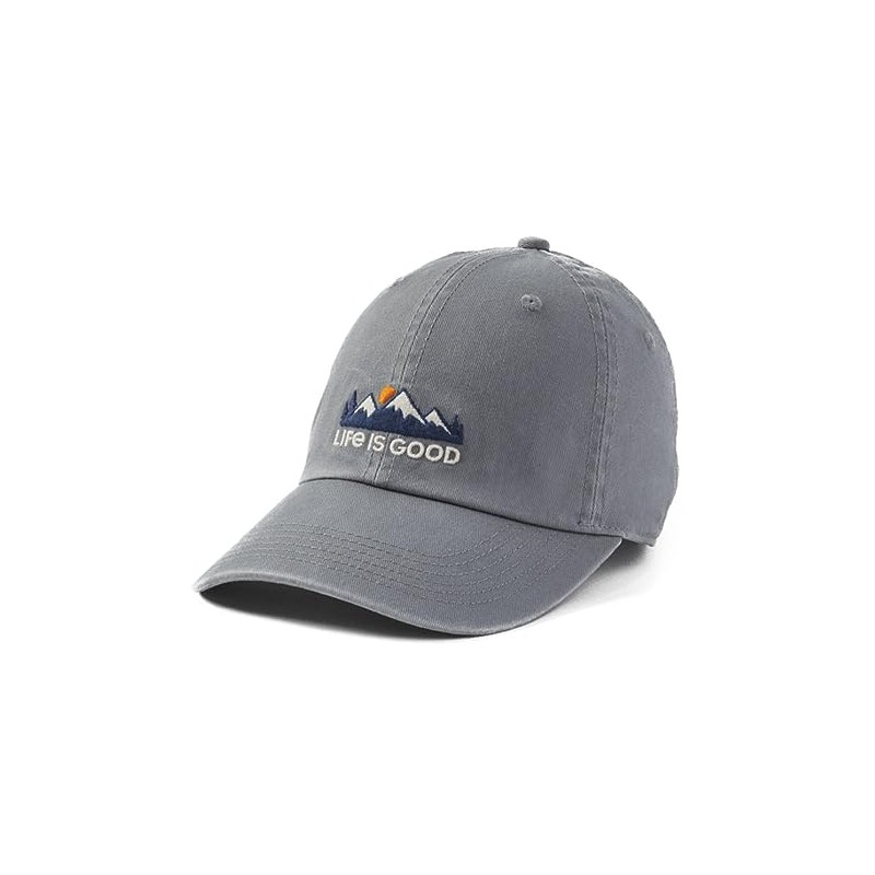 Life is Good Men's Standard Mountains Chill Cap Slate Gray,