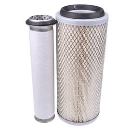 IEQFUE Inner Outer Air Filter Set 3824032M1 1805045M1 1688092M2 1670260M1 Compatible with Massey Ferguson 20B 20D 20E 20F 230 240 250 30E