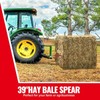 Happybuy 39" Hay Bale Spear 1360 kg Capacity, Quick Attach
