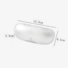 ZARSIO 3 Pieces Hard Shell Glasses Cases Plastic Frosted Translucent