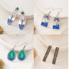 4 Pairs Boho Earrings for Women Vintage Turquoise Palm Tree