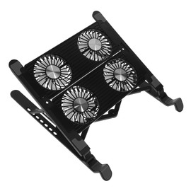 SHOWERORO 1 Set Laptop Cooling Pad with Adjustable Stand Ergonomic Design for Optimal Comfort Powered Cooling Fan for Gaming and Notebook Material for Lasting Performance