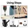 1 Set Drill Depth Stop,Step Drill Bit Depth Stop Collar