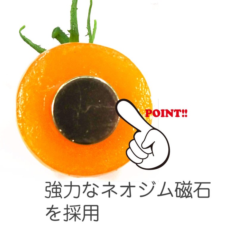 Food Sample Magnet, Mini Tomatoes (Orange), 242 OM