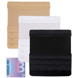 Women's Bra Extender 5 Hook Bra Extender bra Extenders 5 Hook Plus Size Bra Strap Extender Bra Extensions(3/4")