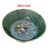 New Foldable Fishing Net 80/100cm, Hand Cast Fishing Cage with