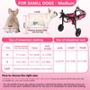 Updated Dog Wheelchair for Back Legs, Small Dog Wheelchair with