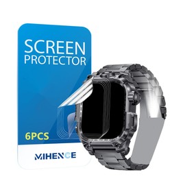 MIHENCE Screen Protector Compatible for LIGE/HIRREO FV14 2.01" Military Smart Watches, PET HD Protective Film (6 PCS)