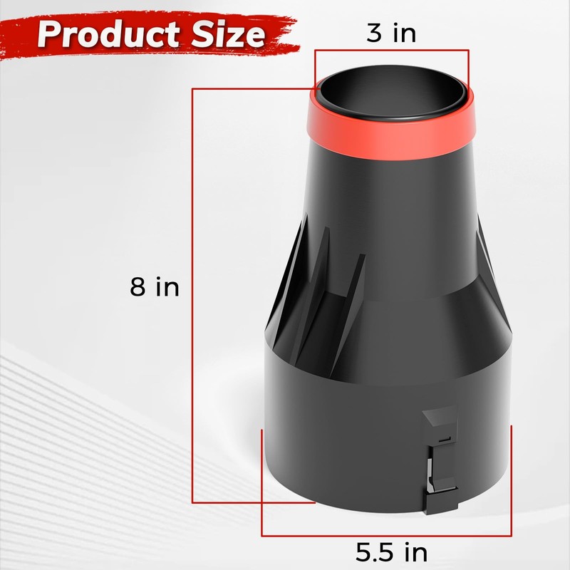 Zelvoro Car Drying Nozzle Fit for Milwaukee Fuel Leaf Blowers