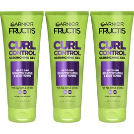 Garnier Hair Care Fructis Style Curl Scrunch Controlling Gel for Curly Hair, 3 Count