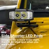 HOZILIFE 3 Inch LED Pods, 2PCS 40W 12V Flood Spot