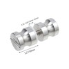 Crapyt 2 Pcs Bathroom I-Form Shower Glass Door Handle, Single