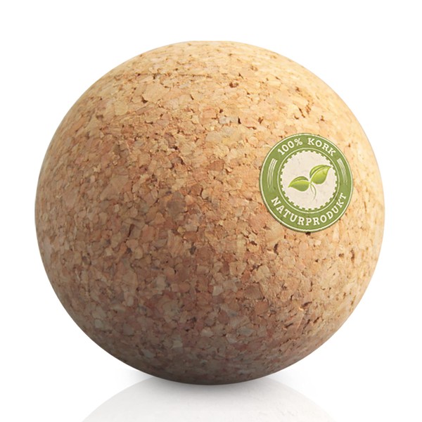 Massage Ball Natural Set 7 cm - Cork Ball, Fascia