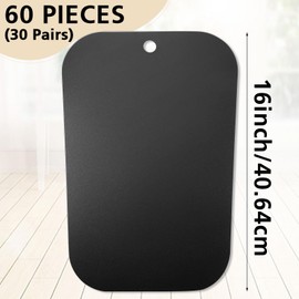 FoldTier 60 Pcs (30 Pairs) Black Boot Shapers Form Inserts Boot Stand up Inserts Tall Boot Inserts Shape Holders for Women(16 Inch)