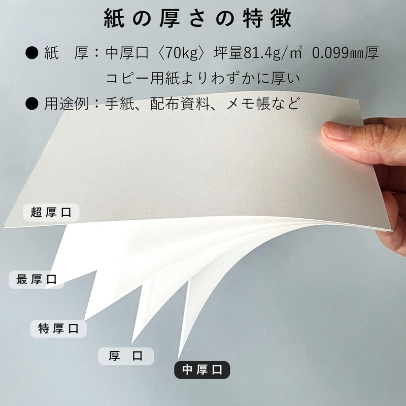 Paper Entrance Copy Paper, Fine Paper, Medium Thickness, 154.4 lbs