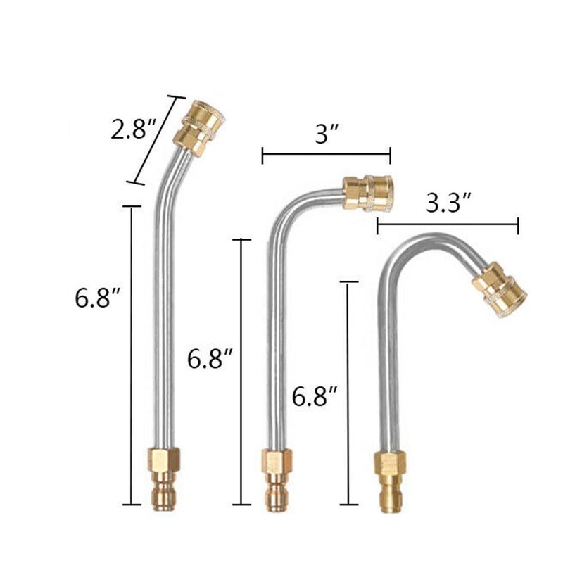Riloer Stainless Steel High Pressure Water Gun, 17CM Rod, 250bar,