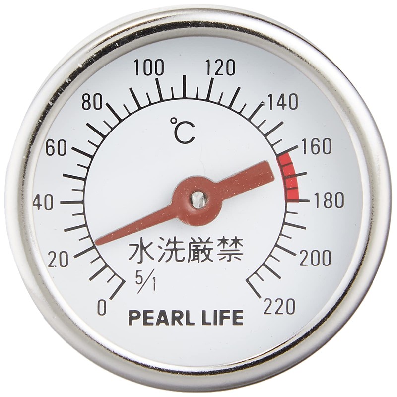 PEARL METAL Friday's Dedicated Thermometer for Frying Plate, Analog 3.9