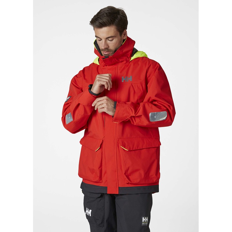 Helly-Hansen Men's Pier 3.0 Jacket, 222 Alert Red, X-Large