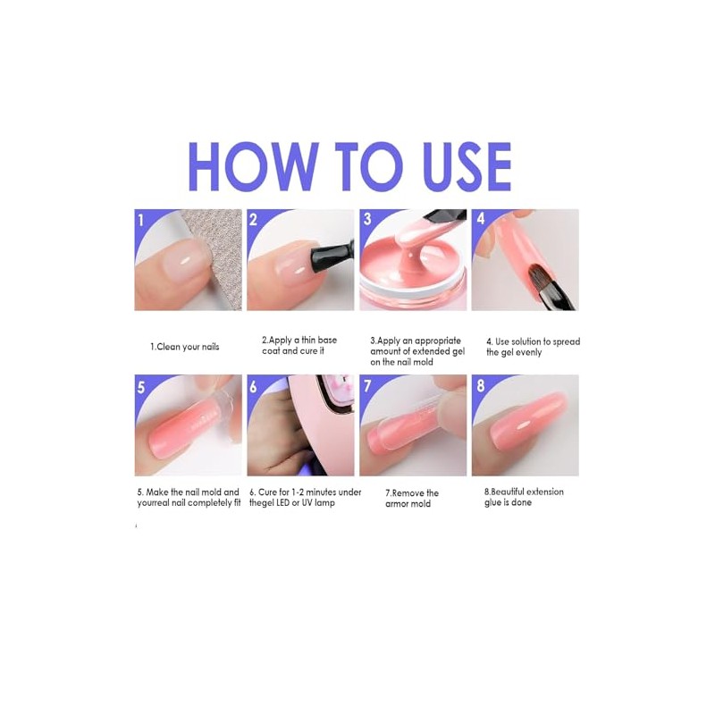 25ml Nail Extension Gel, Extension Nail Gel, UV Nail Gel