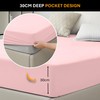 Single Fitted Sheet (30cm) - Ultra Soft Microfibre Bed Sheets,