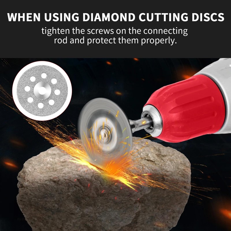 Pack of 20 Diamond Cutting Disc for Dremel Rotary Tool