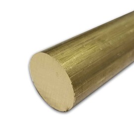 1.375 (1-3/8 inch) x 25 inches, C360 Free Cutting Brass Round Rod, ASTM B16