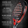 AMA SPORT Padel Racket 12K Carbon Fiber Surface with EVA