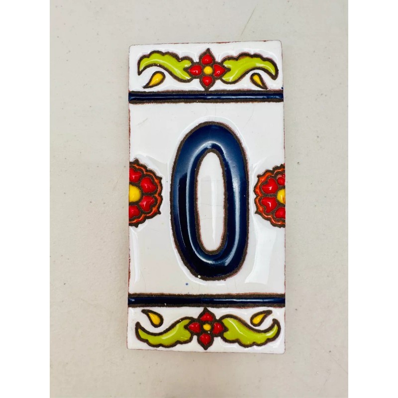 Escanver Numero Talavera Tradicional Residencial Casa Oficina Decora