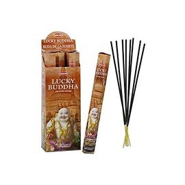 Hem Incense–Hexagonal–Lucky Buddha 20 GR. PK 6 - Hexagonal–ENCENS Hem–BOUDDHA Chance 20-GR