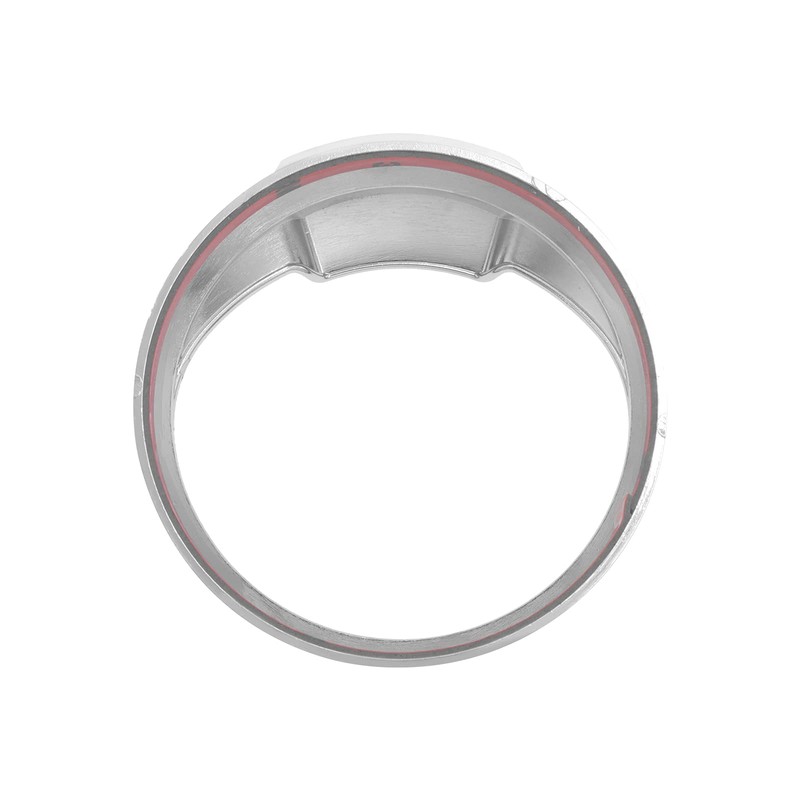 HDBUBALUS Motorcycle 4" Speedometer Trim Ring Bezel Visor Cover for