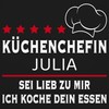 Geschenk mit Namen personalisiert by Shirtracer - Apron - Cooking