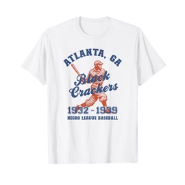 Vintage Negro League Baseball Atlanta Black Crackers T-Shirt