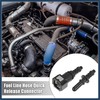 INFINAUTO 7.89mm SAE to 8mm Straight Fuel Hose Quick Release
