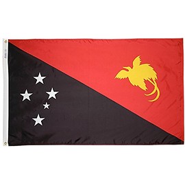 Papua New Guinea - 4' x 6' Nylon World Flag