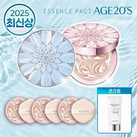 Age 20's Trusted AGE20S Essence Cover Pact The Blooming Limited Package (Pink) / 에이지투웨니스 믿쓰진 AGE20S 에센스 커버 팩트 더 블루밍 한정 패키지(핑크