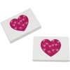 2 x 45mm 'Love Hearts Heart ' Erasers/Rubbers (ER00047173)