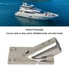 Boat Tube Base Rectangular 316 Stainless Steel Handrail Tube Base