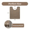 MontVoo Toilet Rugs U-Shaped, Ultra Thin Non Slip Contour Bathroom