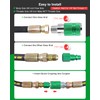 9-Piece 3/8" High Flow Air Hose Fittings Set, 3 Couplers