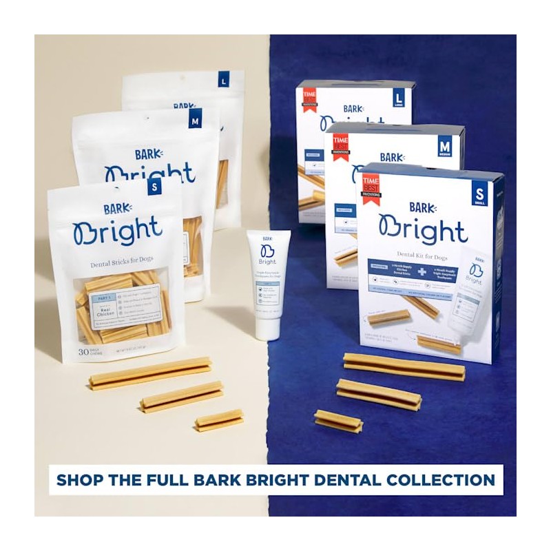 Bark BARK Bright Large Dental Kit for Dogs, 26.29 oz,31