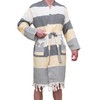 Luxury 100% Turkish Cotton Bathrobe for Men & Women, Soft