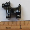 Black Dog Scotty Terrier Large Hole Made in USA 1"