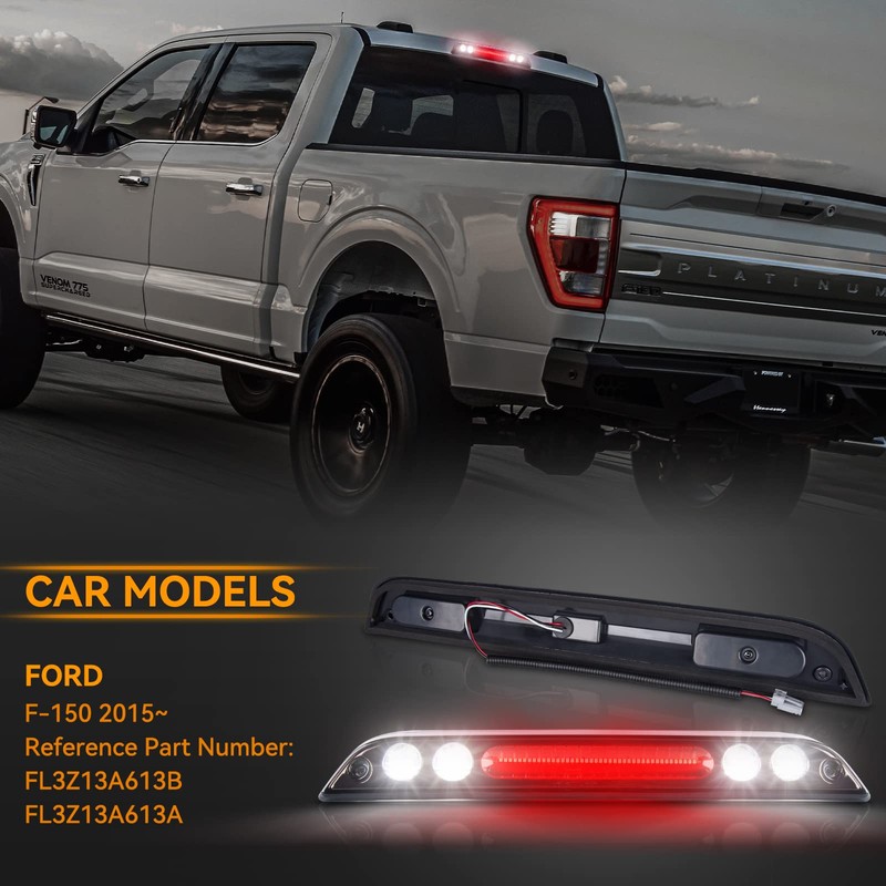 POPMOTORZ LED Third 3rd Brake Light Fit For Ford F150