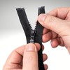 Separable Zipper, Pack of 2, 85 cm Rail Length, in