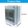 Aracombie 5 Way Distribution Protection Box, Circuit Breaker Box with