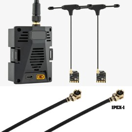 YINETTECH 2 Pieces 2.4 GHz UFL Antenna Compatible with Radiomaster RP1 RP3 Happymodel for ELRS Receiver with IPEX1 Connection