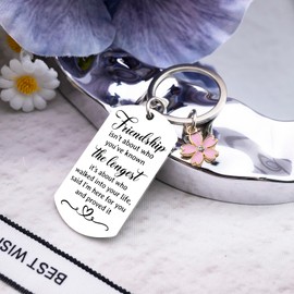 Cxulquvs Friendship Gifts for Women Best Friend Keychain for Friends Bestie Bff Unique Birthday Christmas Gifts Ideas for Friends Female