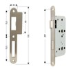 Felgner Profile Cylinder Door Mortice Lock, Lock Case Made of